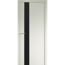 Дверь межкомнатная ALBERO Status G Латте эмаль, стекло черное, кромка с 2х сторон Дверь межкомнатная ALBERO Status G Латте эмаль, стекло черное, кромка с 2х сторон